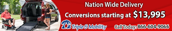 Nation Wide Wheelchair Van Delivery - Triple S Mobility