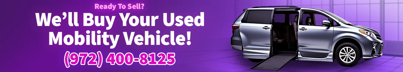 We want to buy your used mobility vehicle!