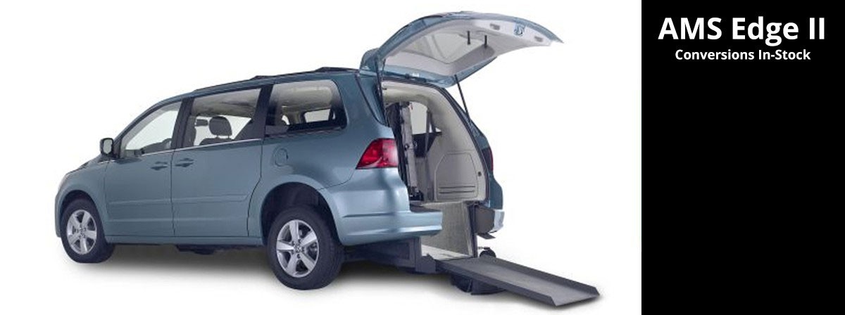 rear entry wheelchair van volkswagen edge manual folding ramp