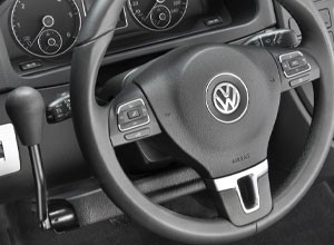Hand Controls in black leather VW
