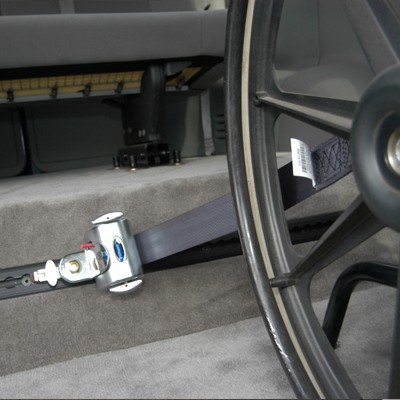 retractable tie downs for wheelchairs