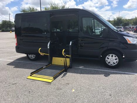 Used Wheelchair Van For Sale: 2016 Ford Transit Passenger SE Wheelchair Accessible Van For Sale with a  on it. VIN: 1FBAX2CMXGKA74569
