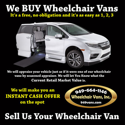 Used Wheelchair Van For Sale: 2022 Honda Odyssey  Wheelchair Accessible Van For Sale with a BraunAbility - Honda Power Infloor on it. VIN: WeBuyWheelchairVans