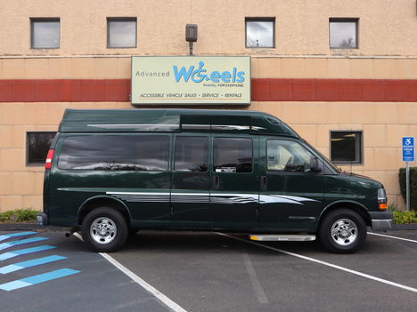 Used Wheelchair Van For Sale: 2013 Chevrolet Express LS Wheelchair Accessible Van For Sale with a Non Branded Full Size Van Conversion on it. VIN: 1GBZG1FA1D1189691