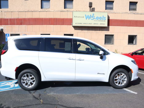 New Wheelchair Van For Sale: 2022 Chrysler Voyager LX Wheelchair Accessible Van For Sale with a BraunAbility Chrysler Manual Rear-Entry on it. VIN: 2C4RC1CGXNR212057