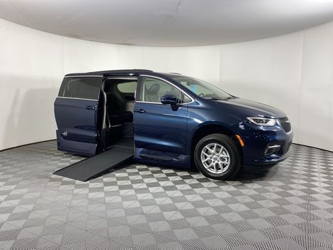 New Wheelchair Van For Sale: 2022 Chrysler Pacifica Touring Wheelchair Accessible Van For Sale with a VMI Northstar on it. VIN: 2C4RC1BG8NR173194