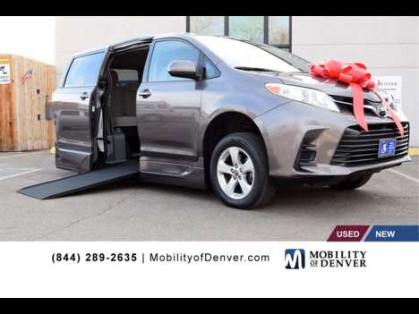 Used Wheelchair Van For Sale: 2020 Toyota Sienna LE Wheelchair Accessible Van For Sale with a VMI NorthStar Power In-Floor Side Entry on it. VIN: 5TDKZ3DCXLS064469