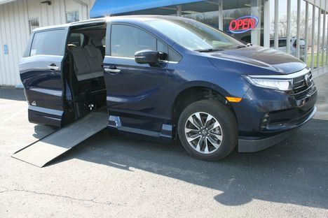 New Wheelchair Van For Sale: 2022 Honda Odyssey EX-L Wheelchair Accessible Van For Sale with a VMI Northstar on it. VIN: 5FNRL6H7XNB040288