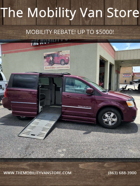 Used Wheelchair Van For Sale: 2009 Dodge Grand Caravan SXT Wheelchair Accessible Van For Sale with a  on it. VIN: 2D8HN54109R564501