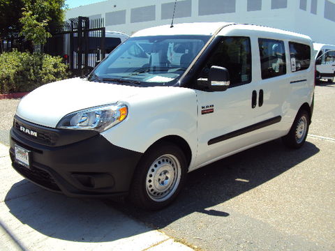 New Wheelchair Van For Sale: 2022 Ram Promaster  Wheelchair Accessible Van For Sale with a Sunset Vans Inc - Ram ProMaster City on it. VIN: ZFBHRFAB9N6X14745