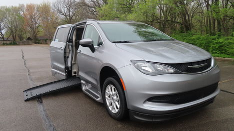 Used Wheelchair Van For Sale: 2021 Chrysler Voyager LX Wheelchair Accessible Van For Sale with a  on it. VIN: 2C4RC1DG4MR530317