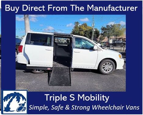 Used Wheelchair Van For Sale: 2019 Dodge Grand Caravan SXT Wheelchair Accessible Van For Sale with a Handicap Accessible Van on it. VIN: 2C4RDGCG6KR674529