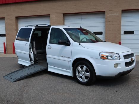 Used Wheelchair Van For Sale: 2007 Chevrolet Uplander L Wheelchair Accessible Van For Sale with a  on it. VIN: 1GBDV13177D112976