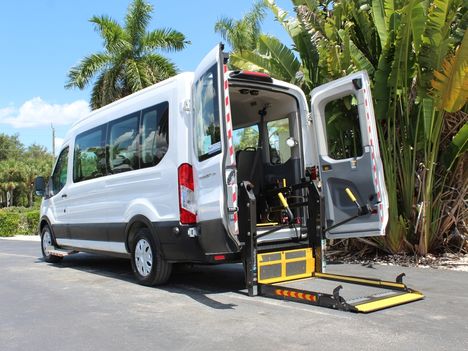 Used Wheelchair Van For Sale: 2019 Ford Transit 350 XL Wheelchair Accessible Van For Sale with a Braun on it. VIN: 1FBZX2CM1KKA95077