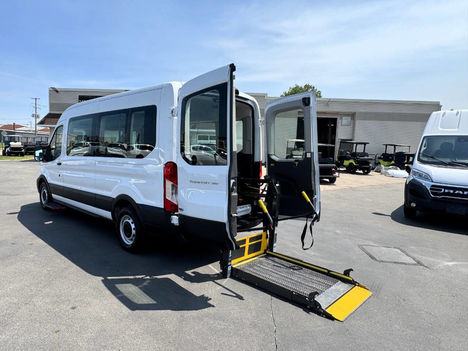 Used Wheelchair Van For Sale: 2021 Ford Transit 350 XL 3dr LWB Medium Roof Passenger Van Wheelchair Accessible Van For Sale with a  on it. VIN: 1FDAX2C88MKB01502