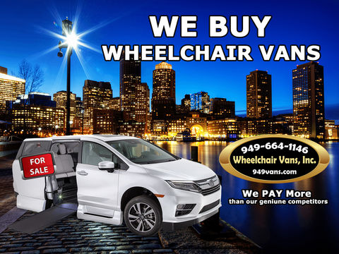 Used Wheelchair Van For Sale: 2022 Honda Odyssey  Wheelchair Accessible Van For Sale with a BraunAbility - Honda Power Infloor on it. VIN: WeBuyWheelchairVans