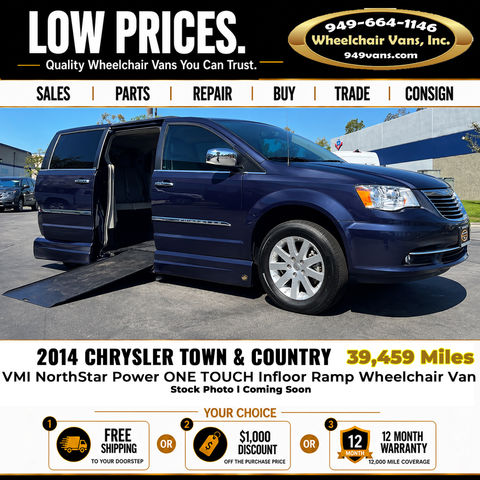 Used Wheelchair Van For Sale: 2014 Chrysler Town & Country Limited Wheelchair Accessible Van For Sale with a VMI - Chrysler Northstar on it. VIN: 2C4RC1GG0ER228374