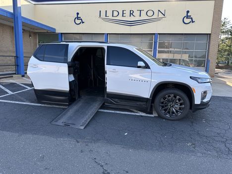 Used Wheelchair Van For Sale: 2022 Chevrolet Traverse RS Wheelchair Accessible Van For Sale with a  on it. VIN: 1GNERJKW2NJ111497