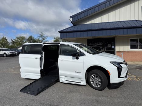 New Wheelchair Van For Sale: 2027 Chrysler Pacifica Select Wheelchair Accessible Van For Sale with a  on it. VIN: 2C4RC1BG2VR555236