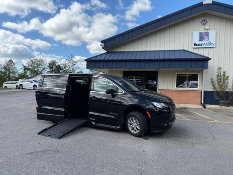 New Wheelchair Van For Sale: 2025 Chrysler Voyager LX Wheelchair Accessible Van For Sale with a  on it. VIN: 2C4RC1CG7SR612847