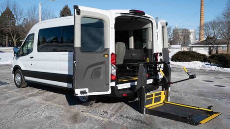 New Wheelchair Van For Sale: 2025 Ford Transit Medium Roof RWD Wheelchair Accessible Van For Sale with a Non Branded A&J Ford Transit on it. VIN: 1FDAX2C85SKA86437