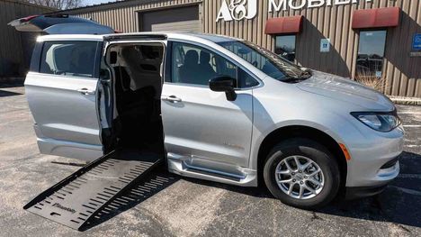 Used Wheelchair Van For Sale: 2024 Chrysler Voyager LX Wheelchair Accessible Van For Sale with a BraunAbility Chrysler Foldout XT on it. VIN: 2C4RC1CGXRR196352