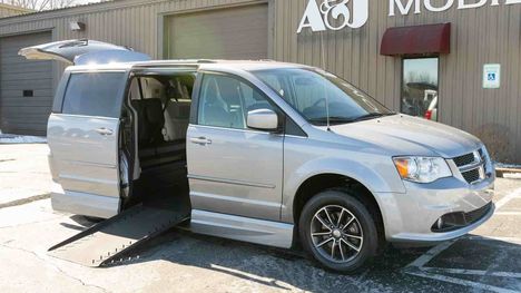 Used Wheelchair Van For Sale: 2017 Dodge Grand Caravan SXT Wheelchair Accessible Van For Sale with a VMI Dodge Summit on it. VIN: 2C4RDGCG0HR780869