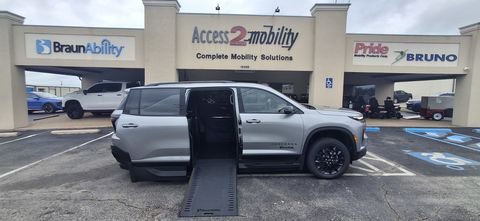 New Wheelchair Van For Sale: 2026 Chevrolet Traverse LT Wheelchair Accessible Van For Sale with a BraunAbility - Chevrolet Traverse - Wheelchair SUV on it. VIN: 1GBERGKS2TJ178739