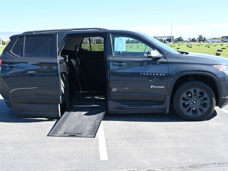 Used Wheelchair Van For Sale: 2021 Chevrolet Traverse RS Wheelchair Accessible Van For Sale with a undefined on it. VIN: 1GNERJKW5MJ188928