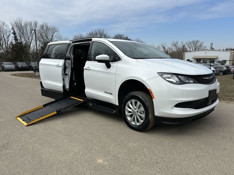 Used Wheelchair Van For Sale: 2023 Chrysler Voyager LX 4dr Mini Van Wheelchair Accessible Van For Sale with a  on it. VIN: 2C4RC1CG1PR582882