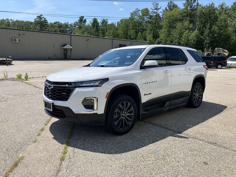 Used Wheelchair Van For Sale: 2022 Chevrolet Traverse RS Wheelchair Accessible Van For Sale with a BraunAbility Chevrolet Traverse - Wheelchair SUV on it. VIN: 1GNERJKW2NJ123441