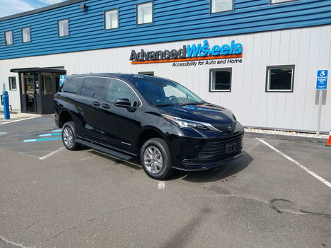 New Wheelchair Van For Sale: 2026 Toyota Sienna LE Wheelchair Accessible Van For Sale with a VMI Toyota Sienna Hybrid - Rear Entry - FWD on it. VIN: 5TDKRKEC7TS328594