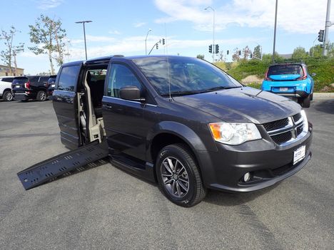 Used Wheelchair Van For Sale: 2017 Dodge Grand Caravan SXT - Minivan Wheelchair Accessible Van For Sale with a BraunAbility Dodge Entervan XT on it. VIN: 2C4RDGCG4HR562661