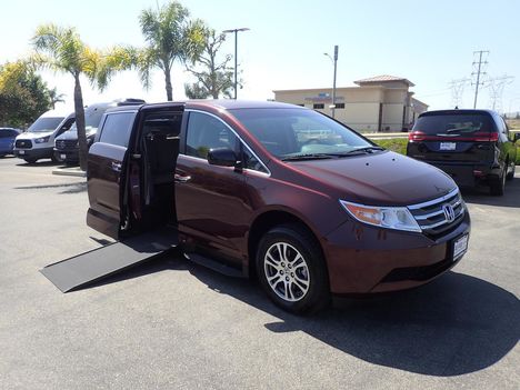 Used Wheelchair Van For Sale: 2013 Honda Odyssey EX - Minivan Wheelchair Accessible Van For Sale with a VMI Honda Northstar on it. VIN: 5FNRL5H44DB024585