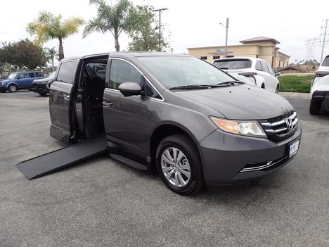 Used Wheelchair Van For Sale: 2014 Honda Odyssey EX-L - Minivan Wheelchair Accessible Van For Sale with a VMI Honda Northstar on it. VIN: 5FNRL5H64EB014397