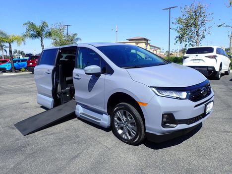 Used Wheelchair Van For Sale: 2025 Honda Odyssey Touring - Minivan Wheelchair Accessible Van For Sale with a VMI Honda Northstar on it. VIN: 5FNRL6H8XSB075367