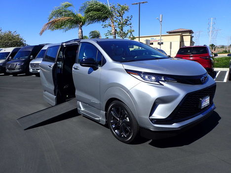 Used Wheelchair Van For Sale: 2025 Toyota Sienna XSE Wheelchair Accessible Van For Sale with a VMI Toyota Sienna Hybrid - Side Entry - FWD on it. VIN: 5TDDRKEC7SS250423