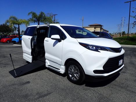 New Wheelchair Van For Sale: 2026 Toyota Sienna LE  - Minivan Wheelchair Accessible Van For Sale with a VMI Toyota Sienna Hybrid - Side Entry - FWD on it. VIN: 5TDKRKEC3TS299191