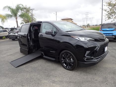New Wheelchair Van For Sale: 2026 Toyota Sienna XSE  - Minivan Wheelchair Accessible Van For Sale with a VMI Toyota Sienna Hybrid - Side Entry - FWD on it. VIN: 5TDXRKEC3TS326511