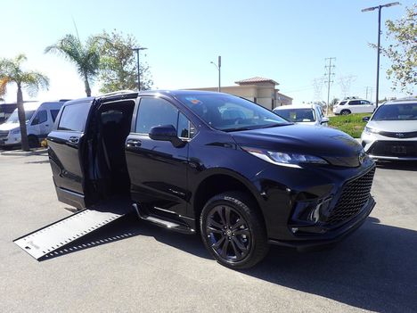 New Wheelchair Van For Sale: 2026 Toyota Sienna XSE  - Minivan Wheelchair Accessible Van For Sale with a BraunAbility Toyota Sienna Hybrid Power Foldout on it. VIN: 5TDXRKEC6TS309637