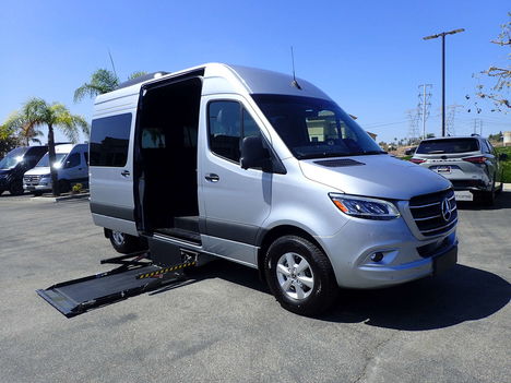 New Wheelchair Van For Sale: 2026 Mercedes-benz Sprinter 2500 144 Wheelchair Accessible Van For Sale with a BraunAbility UVL - Under Vehicle Lift on it. VIN: W1Z4NFHY4TT621042