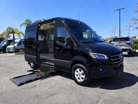 New Wheelchair Van For Sale: 2026 Mercedes-benz Sprinter 2500 144 Wheelchair Accessible Van For Sale with a BraunAbility UVL - Under Vehicle Lift on it. VIN: W1Z4NFHY9TT622333