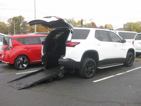 Used Wheelchair Van For Sale: 2022 Chevrolet Traverse LS Wheelchair Accessible Van For Sale with a Freedom Motors - Wheelchair Accessible Chevrolet Traverse on it. VIN: 1GNERFKW7NJ179467
