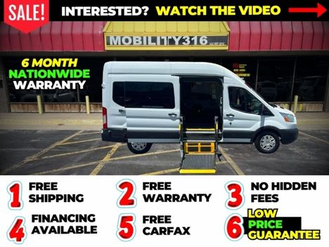 Used Wheelchair Van For Sale: 2016 Ford Transit Wagon 350 XLT High Roof Wheelchair Accessible Van For Sale with a Non Branded Full Size Van Conversion on it. VIN: 1FBZX2XM0GKB25946