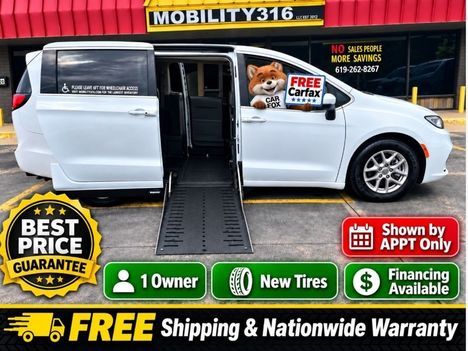 Used Wheelchair Van For Sale: 2023 Chrysler Pacifica Touring L Wheelchair Accessible Van For Sale with a Adaptive Mobility Systems Side Entry Chrysler Pacifica on it. VIN: 2C4RC1BGXPR601382
