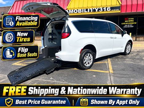 Used Wheelchair Van For Sale: 2023 Chrysler Voyager LX Wheelchair Accessible Van For Sale with a VanAbility Chrysler Voyager Rear-Entry on it. VIN: 2C4RC1CG9PR608337