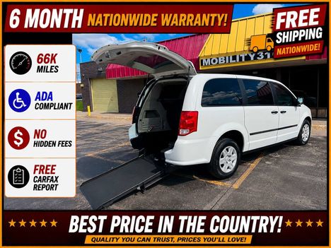 Used Wheelchair Van For Sale: 2011 Dodge Caravan C/V Wheelchair Accessible Van For Sale with a ATS ATS Rear Entry on it. VIN: 2D4RN1AG9BR732004