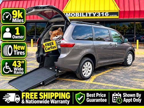 Used Wheelchair Van For Sale: 2017 Toyota Sienna XLE Wheelchair Accessible Van For Sale with a ATS ATS Rear Entry on it. VIN: 5TDYZ3DC7HS798200