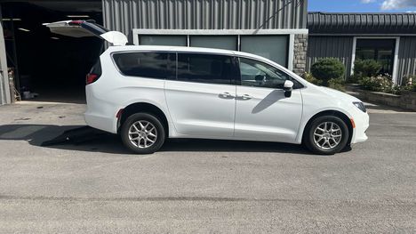 Used Wheelchair Van For Sale: 2023 Chrysler Voyager LX Wheelchair Accessible Van For Sale with a  on it. VIN: 2C4RC1CG2PR596063