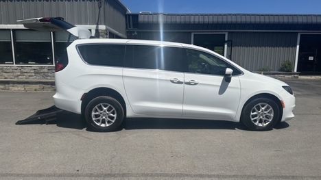 Used Wheelchair Van For Sale: 2023 Chrysler Voyager LX Fleet Wheelchair Accessible Van For Sale with a  on it. VIN: 2C4RC1CG9PR547717